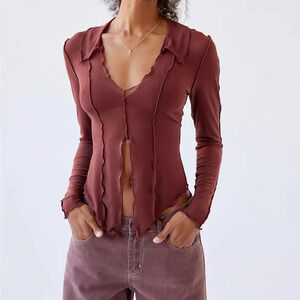 Urban Outfitters Y2K Sheer Tulle Flyaway Top